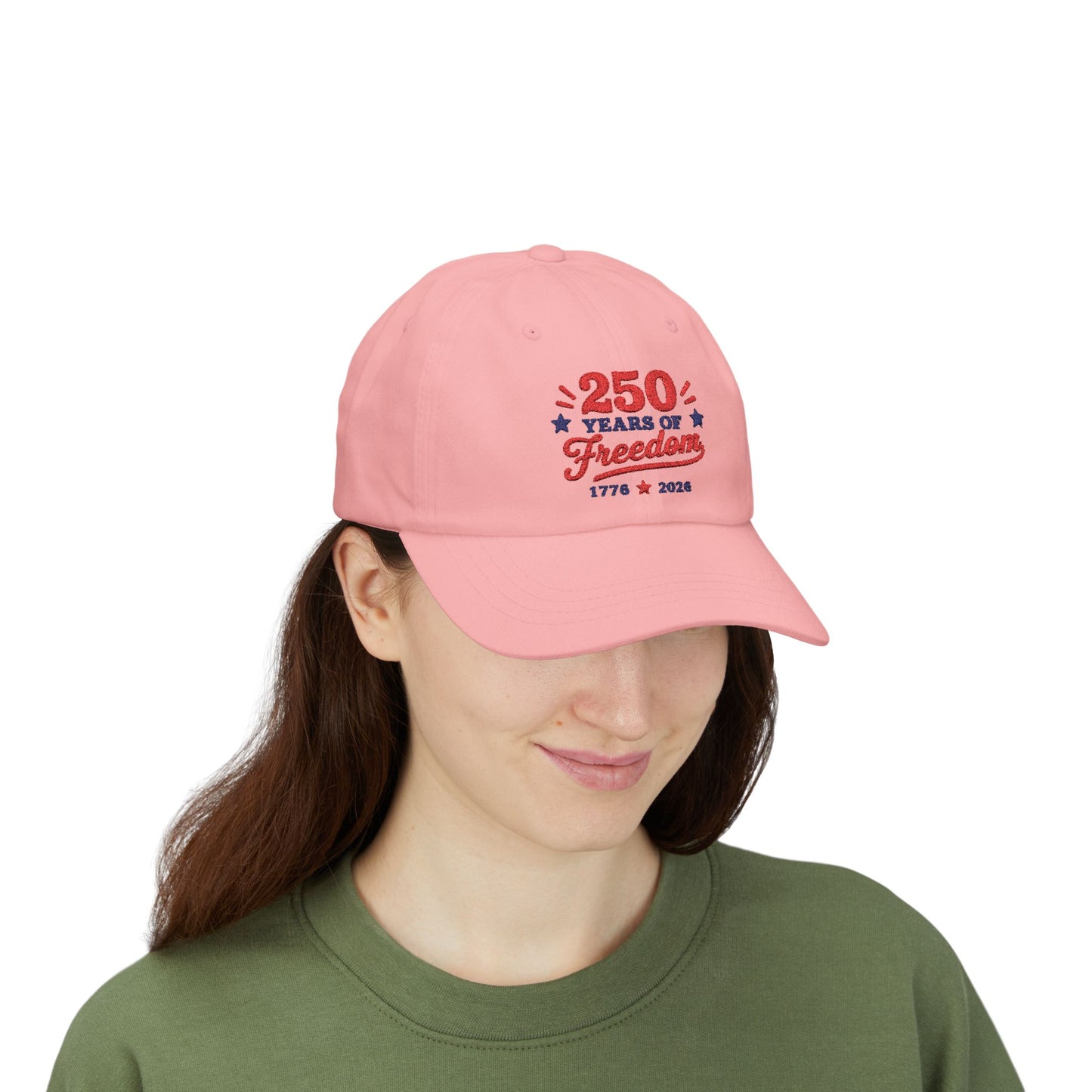 250 Years of Freedom Embroidery Classic Dad Cap