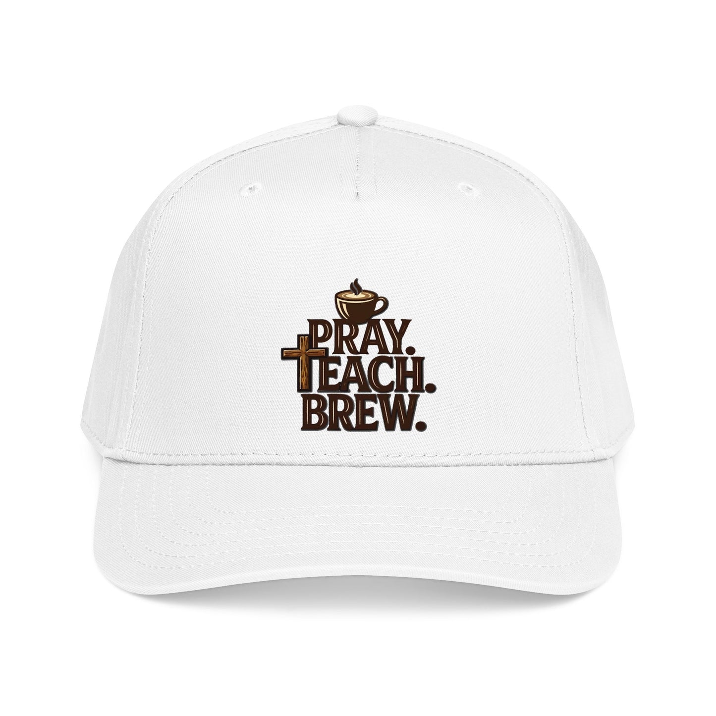 Pray. Teach. Brew. Mid Profile Baseball Cap