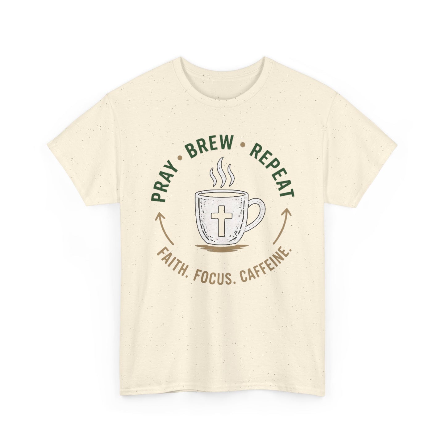 Pray Brew Repeat Heavy Cotton Tee