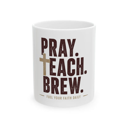 Fuel Your Faith Daily Ceramic Mug, (11oz, 15oz)