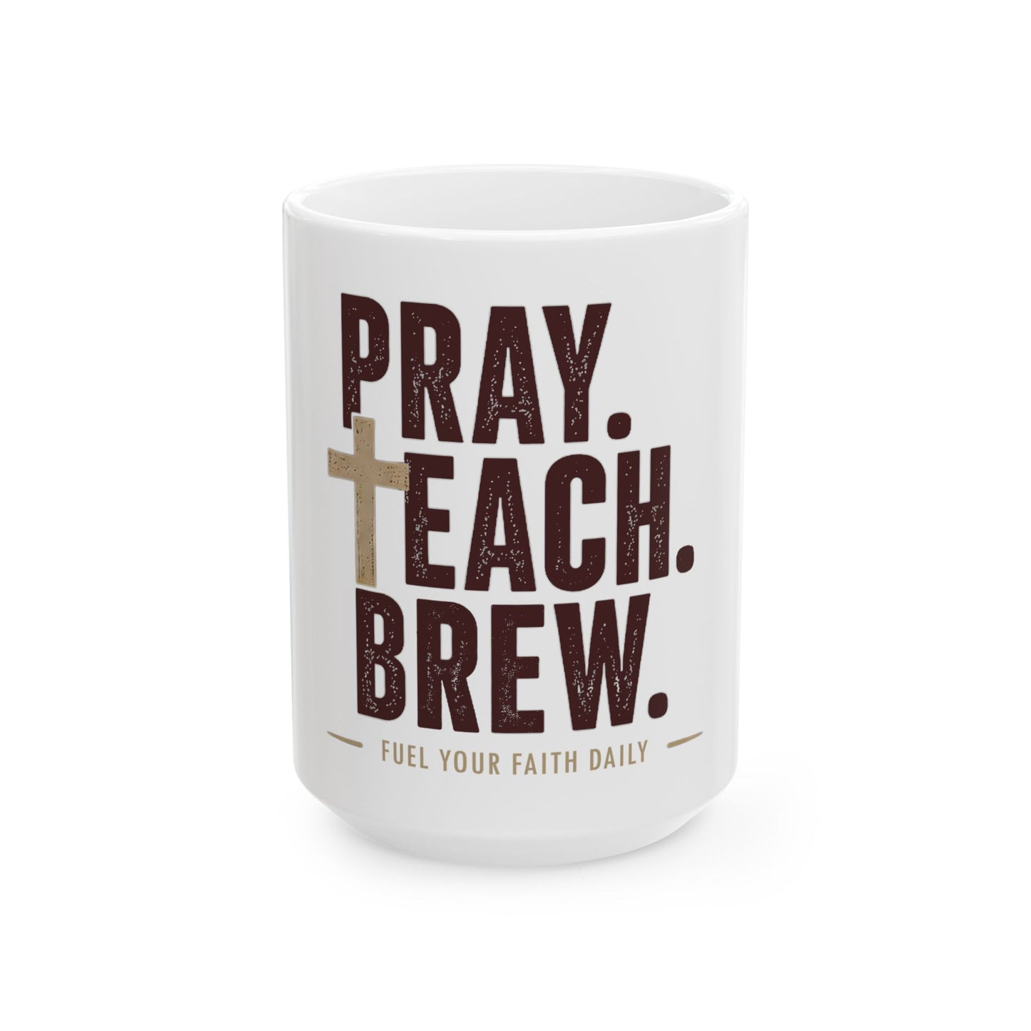 Fuel Your Faith Daily Ceramic Mug, (11oz, 15oz)