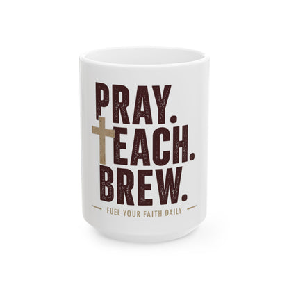 Fuel Your Faith Daily Ceramic Mug, (11oz, 15oz)