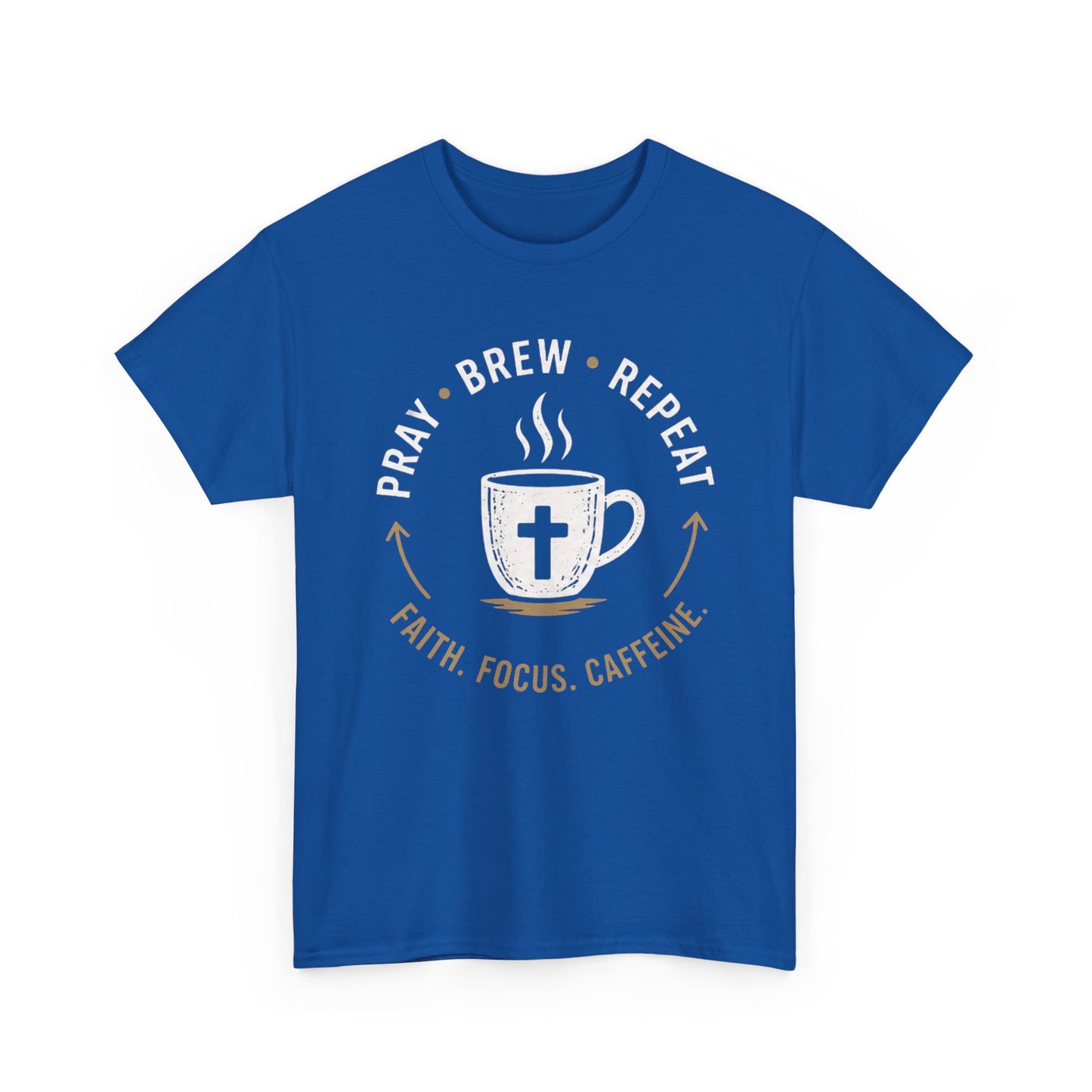 Pray Brew Repeat Heavy Cotton Tee