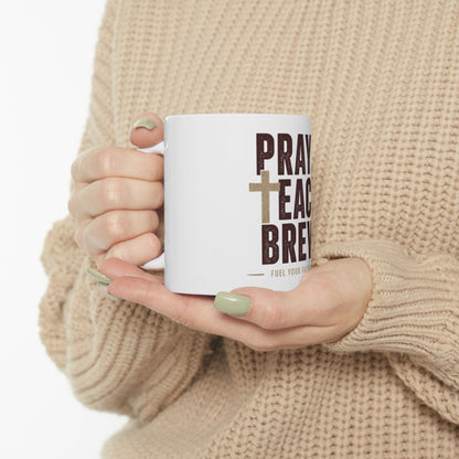 Fuel Your Faith Daily Ceramic Mug, (11oz, 15oz)