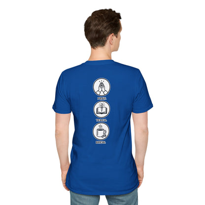 Pray. Teach. Brew. Unisex Softstyle T-Shirt