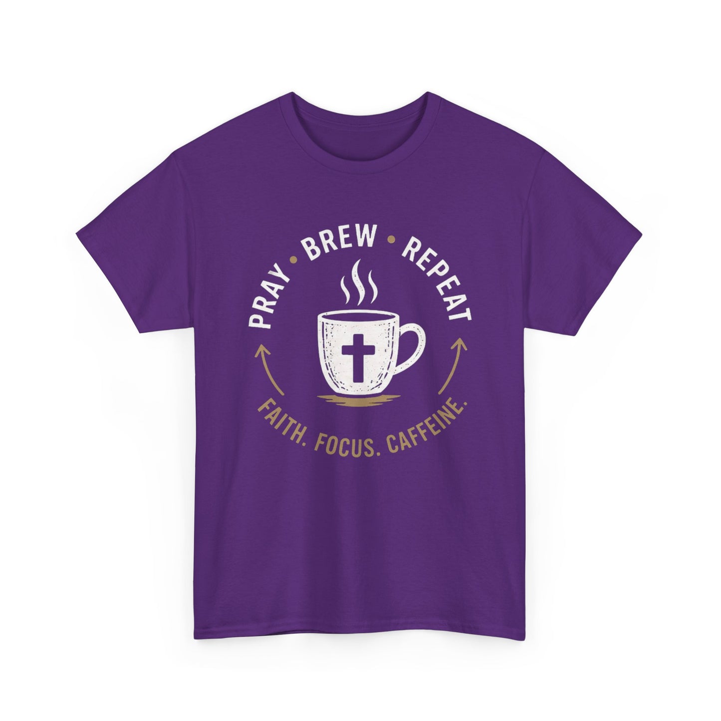Pray Brew Repeat Heavy Cotton Tee