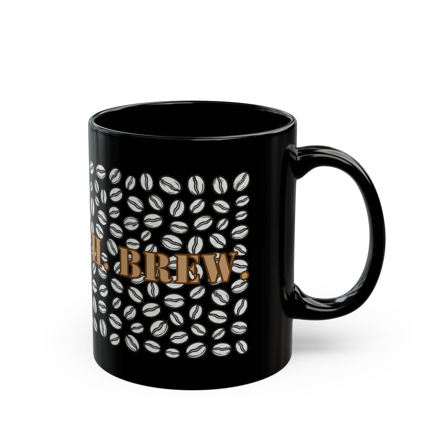 Pray. Teach. Brew. Black Mug