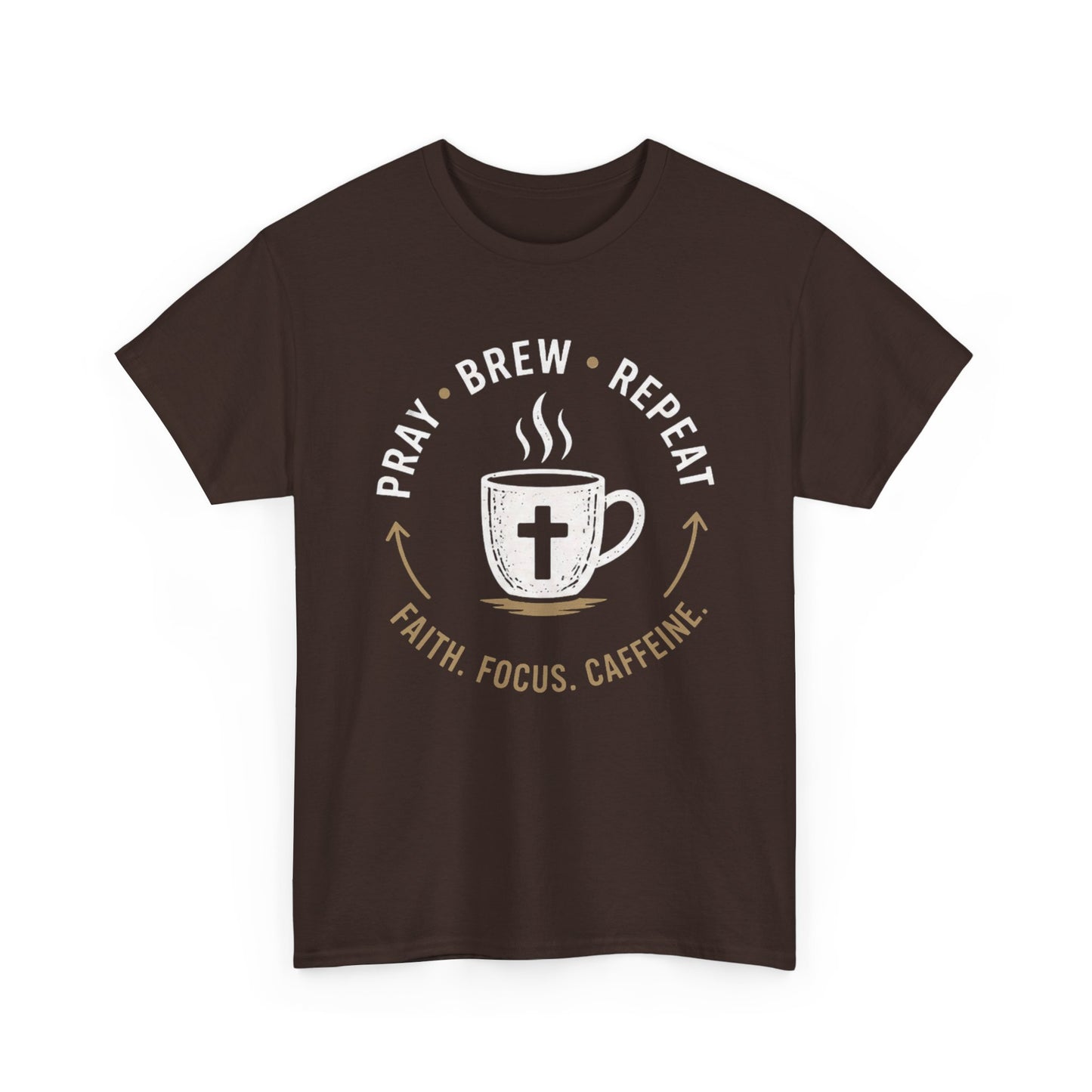 Pray Brew Repeat Heavy Cotton Tee